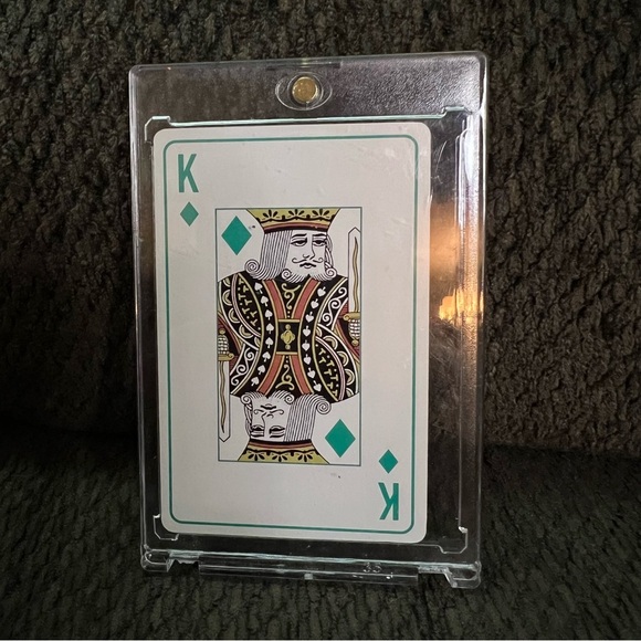 Dior King of Diamonds Playing Card IN CASE PROTECTOR - Picture 1 of 2